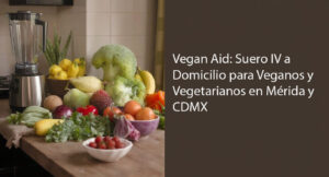Lee más sobre el artículo Vegan Aid: Suero IV a Domicilio para Veganos y Vegetarianos en Mérida y CDMX